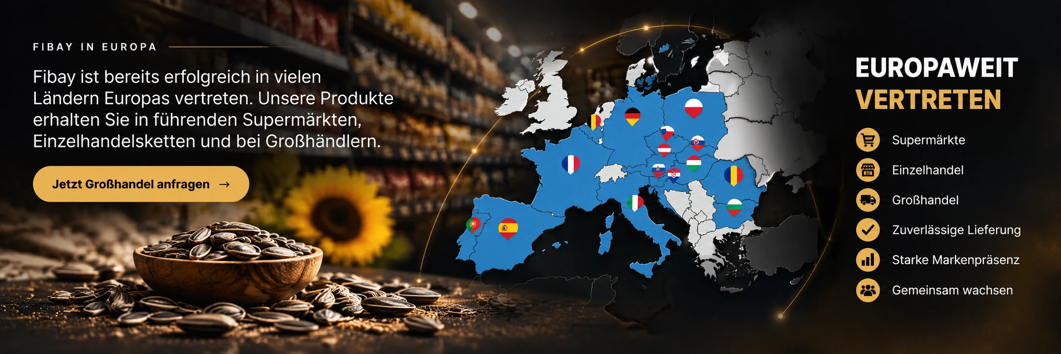 Fibay in Europa – Supermärkte, Einzelhandel und Großhandel in Europa